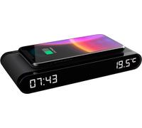 THOMSON, radio-réveil avec écran numérique et fonction de charge par induction 15 W, noir