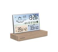 Thomson Réveil station météo base en bois