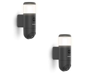 THOMSON Rheita 100 Caméra Surveillance Extérieure Motorisée avec Éclairage LED 3 Zones, 1080p Full HD, Autotracking, Détection de Silhouette, Vision Nocturne 25m, Sirène Intégrée, Wi-FI