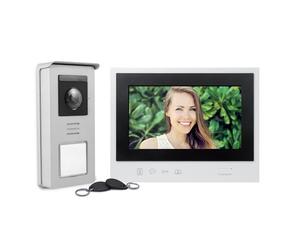 THOMSON Smart Bracket 2 Visiophone Filaire 2 Fils, Écran Tactile 7" | écran tactile 7 pouces, diagnostic LED mural, badge RFID inclus, vision nocturne couleur, mémoire 100 photos, double commande