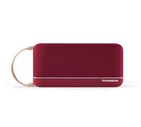 THOMSON Speaker Rouge métal lanière Marron