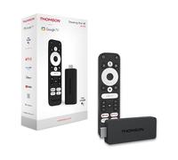 THOMSON Streaming Stick 140, Google TV, 4K UHD, Commande vocale, Contrôle Vocal, Google Cast, Dolby Atmos, Dolby Digital Plus, Bluetooth 5.0, HDMI, HDR10, Wi-FI, 2 GB RAM, 8 GB Stockage