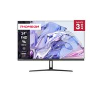 THOMSON 24 Pouces Moniteur Full HD, fréquence de rafraîchissement de 100 Hz, Panneau VA, Contraste 4000:1, HDMI, Low Blue Light, Montage VESA 75x75, Noir, M24FB2Y14