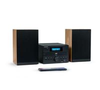 THOMSON Système Audio Compact MIC123BT Cosy Hi-Fi Stéréo Bluetooth Lecteur CD Radio USB 50W Noir
