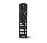 Thomson Télécommande de rechange "ROC1128PHI" (Télécommande de remplacement pour les téléviseurs Philips, prête à l'emploi, adaptative, mode SIMPLE, touches lumineuses, infrarouge) Noir
