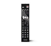Thomson Télécommande Universelle 2 en 1 "ROC 2411" (Télécommande avec Fonction d'apprentissage, Convient pour Deux appareils, pour Plus de 1 000 Marques) Noir