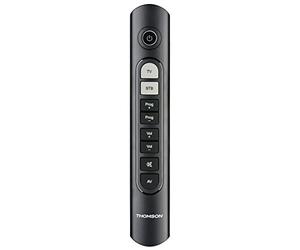 Thomson Télécommande universelle 2 en 1 zapper ROC Z107 (Télécommande, zapper, STB, TV, IR sans fil, boutons) Noir