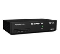 THOMSON THS 806 - Décodeur satellite TNTSAT HD + Carte TNTSAT (Astra 19°2), Noir