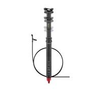 Thomson Tige de selle Covert Black 125 mm noir 27.2 mm / 380 mm / SB 0 mm