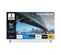 TV LED Thomson 24HG2S15CW avec adaptateur 12V Camping HD 60Hz 60cm 2025 Blanc C