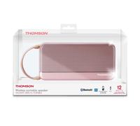 Thomson WS02RSM - Enceinte sans fil portable bluetooth - Rose métallisé