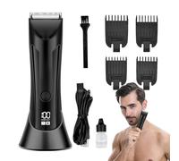 Thomyle Tondeuse Intime,tondeuse Intime Homme Testicule,Tondeus À Balles Pour Homme, Pubis Et Corps Pour Hommes,Rasoir Étanche Wet & Dry Avec Socle De Recharge, Tondeuses Corps Hommes 5 En 1-A