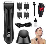 Thomyle Tondeuse Intime,Tondeuse Le Fidele Thomyle,Men'S 3-In-1 Waterproof Ipx7,Adjustable Limit Comb,Built-In Led Charging Station,Station De Charge Usb,Aisselles Et Visage Wet&Dry (1PCS)