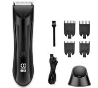 Thomyle Tondeuse, Thomy Rasoir, Thomyle - 2025 Tondeuse Corps Homme, Avec Peigne Limite RéGlable,Station De Charge Usb, Led IntéGréE, Humide Et SèChe, éCran Lcd Pour Aisselles, Aines, Jambes (1)