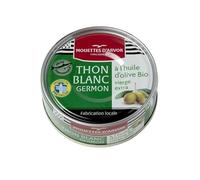 Thon Blanc Bio à l'Huile d'Olive de GONIDEC - Savoureux Poisson Diététique en Conserve - 160g - Le Lot De 3