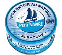THON NATUREL ALBACORE 140 G NET ÉGOUTTÉ, PETIT NAVIRE, LOT DE 4