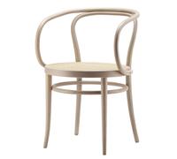 Thonet Chaise 209/209 M - Éclairci, décapé - cannage en plastique