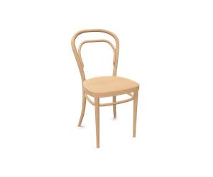Thonet Chaise 214/214 M - cannage en plastique - Éclairci, décapé