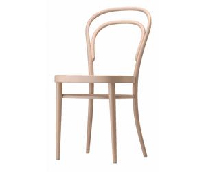 Thonet Chaise 214/214 M - Décapé nature - cannage en plastique
