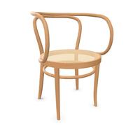 THONET chaise avec accoudoirs 209 (Clear varnished - Hêtre I)