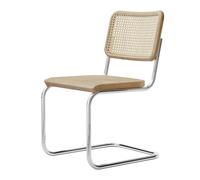 THONET chaise luge S 32 V (Rotin tressé et hêtre I - Tube en acier)