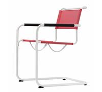 Thonet Chaise S 34 N All Seasons - Elastomer noir - noir profond RAL 9005 - noir