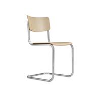 Thonet Chaise S 43 - sans patins - Hêtre laqué clair