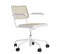 Thonet Chaise S 64 VDR "Atelier" - blanc pur RAL 9010 - Hêtre blanc (TP 200) émaillé