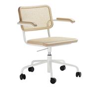 Thonet Chaise S 64 VDR "Atelier" - blanc pur RAL 9010 - Hêtre éclairci (TP 107)