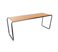 THONET table basse B 10 (Clear varnished - Hêtre I and acier chromée)