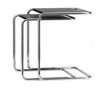 Thonet Table d'appoint B 97 - grand 34,5 x 49,5 cm - Décapé, marron foncé