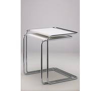 Thonet Table d'appoint B 97 - Verni blanc - petit 34,5 x 42,5 cm