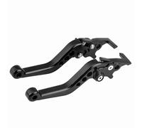 Thonlai 1 Paire de Leviers de Frein de Scooter de Moto en Alliage D'aluminium CNC, Levier de Frein à Double Disque avec Alésage de Pivot usiné avec Précision, pour GY6 XMAX 400 en (Noire)