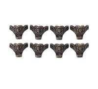Thonlai 8 Pièces en Alliage de Zinc Exquis Pieds d'angle pour Boîtes à Bijoux, Petites Armoires, Pieds Décoratifs Durables, Pratiques à Transporter, Applicables aux étuis