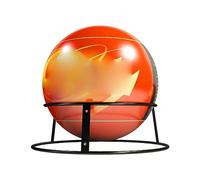 Thonlai Boule D'extincteur, Bombe Incendiaire Automatique à Poudre Sèche de 4 Kg pour le Camping de Véhicule de Bureau à Domicile de Forêt D'entrepôt, avec Conception Portable à L