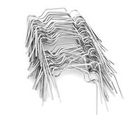 Thonlai Clips de Vitrage à la Serre 50pcs - Fixes de Boucle de Printemps «W» Lourdes pour Verre, Greffe de Jardin Fixation