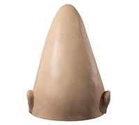 Thonlai Couvre-chef de Cosplay en Latex, Casque D'œuf Conique pour la Fête de Carnaval de Noël D'Halloween, avec un Matériau en Latex Naturel de Première qualité, Taille Libre 23x30 Cm