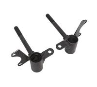 Thonlai D'articulation de Direction Avant, Diamètre 10 Mm pour Go Kart | Construction en Alliage D'acier, Surface Antirouille, Filetage M12, Paire avec 4 Roulements et Cylindres Inclus, Convient