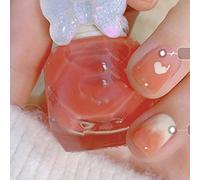 Thonlai Ensemble de Vernis à Ongles Gel à Base D'eau, Brillant, Brillant, Séchage Rapide, Facile à Appliquer pour les Ongles Courts avec Pinceau givré, pour les Début (B10)