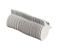 Thonlai Étiquettes de Sublimation pour L'artisanat, Paquet de 30 Blancs | Matériau du Panneau de densité, 3,3 X 1,7 Pouces Chacun, Compatible avec les Porte-clés et les Décorations de Tasses de 40