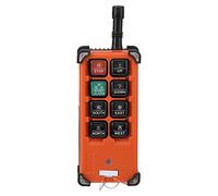 Thonlai Kit de Commande de Palan 24 V CC, Télécommande à Double Mécanisme à Crochet Unique avec Interrupteur à clé de sécurité et Alarme de Tension de Batterie, pour Contrôle de Palan