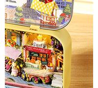 Thonlai Kit de Mini Boîte de Théâtre, Scène de Maison de Poupée en Bois