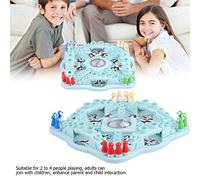 Thonlai Penguins Dice Game, Pop 'N Drop Family Interaction Competition Board for Kids