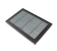 Thonlai Planche de Table de Découpe, Plaque de Travail en Ruche 300 X 200 X 22 Mm, Traitée CNC, Stable, Antirouille, avec une Grande planéité, pour les Matériaux en Bois Acrylique et