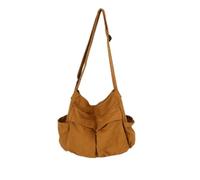 Thonlai Sac Messager en Toile de Grande capacité et Bandoulière Réglable | Matériau Durable Vintage, Taille 31x40x15 Cm pour Tablette et Objets du Quotidien, Poche Cachée pour Petits Objets de