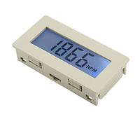 Thonlai Tachymètre de Moteur Tachymètre Numérique 10 à 9999 Écran LCD Mesure Précise de 0,1% DC8-24V avec Capteur Hall Anti-interférence pour Tour Tondeuse CNC
