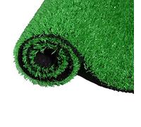 Thonlai Tapis de Gazon Artificiel de 2 Cm D'épaisseur, Gazon Synthétique | Options 100x100cm 200x100cm, Lames Bicolores Haute densité, Résistantes aux Intempéries, Ne Se Décolorent Pas, Nettoyables