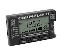 Thonlai Vérificateur de capacité de Batterie, Déchargeur de Balance de Batterie, Testeur de Servo de Numérique, Détecteur de, Précision de 0,001 V avec Affichage (Noir)