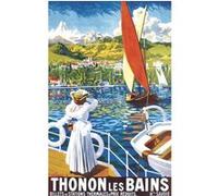 THONON LES BAINS - Haute Savoie - Robert Roullier 1905 - 50x70cm - AFFICHE G