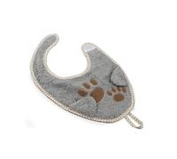 Thoodou ? Bavoir attache-sucette léon marron TU